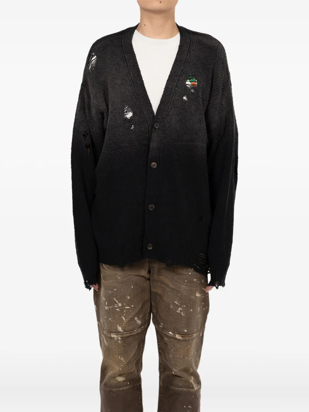 KAMIYA  cardigan à effet usé | Cardigans | Image 2