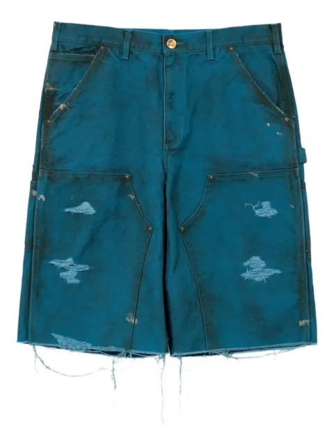 KAMIYA  malershorts med slitageeffekt