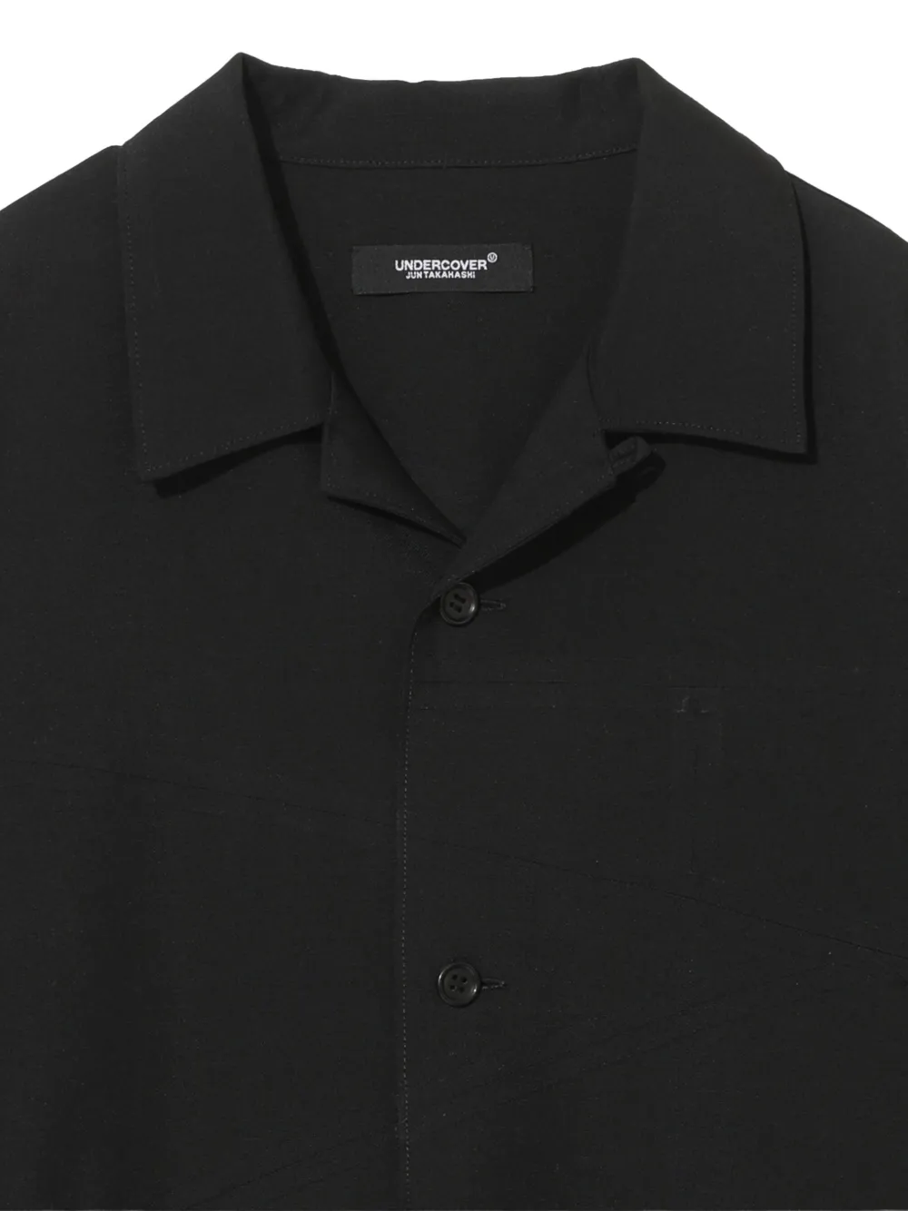 Undercover Wollen jack met elastische cuffs Zwart