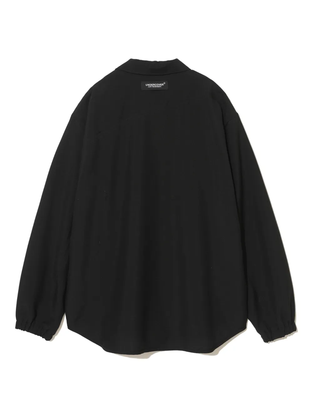 Undercover Wollen jack met elastische cuffs Zwart