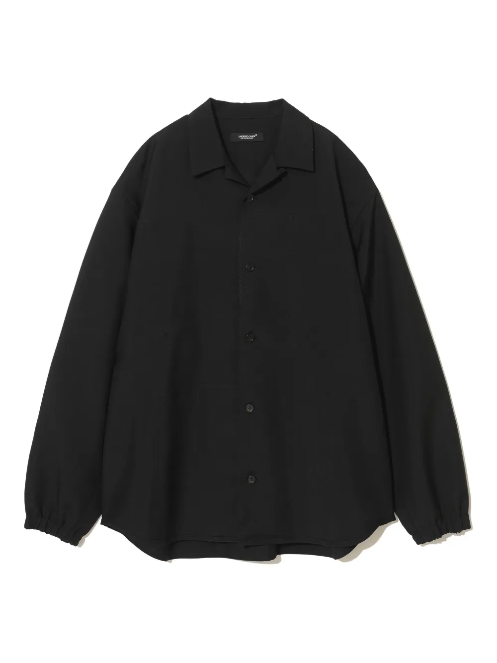 Undercover Wollen jack met elastische cuffs Zwart