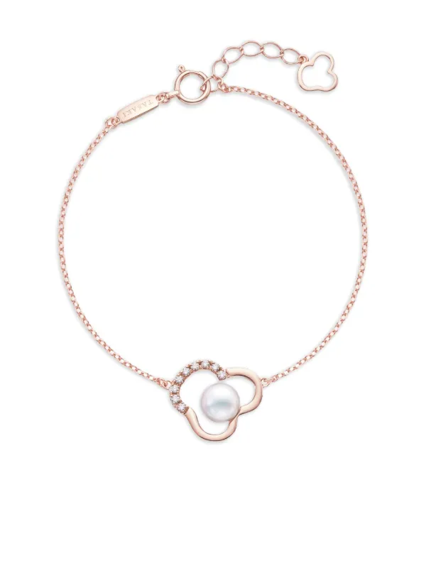 TASAKI Chants アコヤパール＆ダイヤモンド ブレスレット 18K