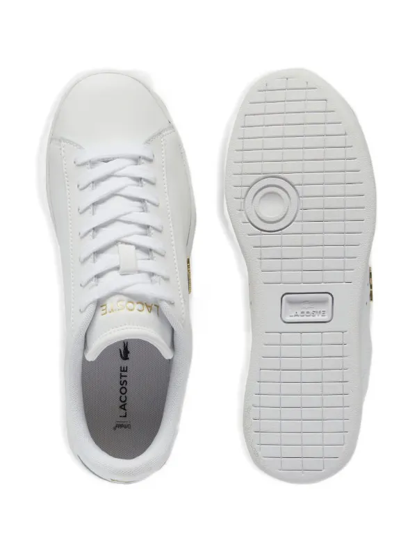 Lacoste gold-logo Leather Sneakers White FARFETCH IN