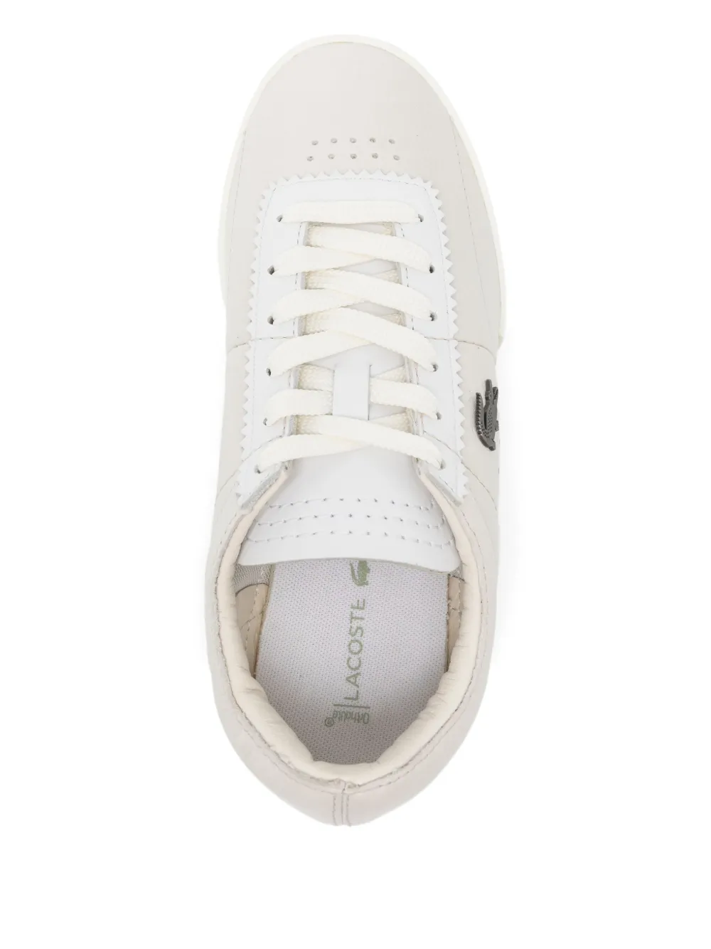Lacoste Aura leather trainers White