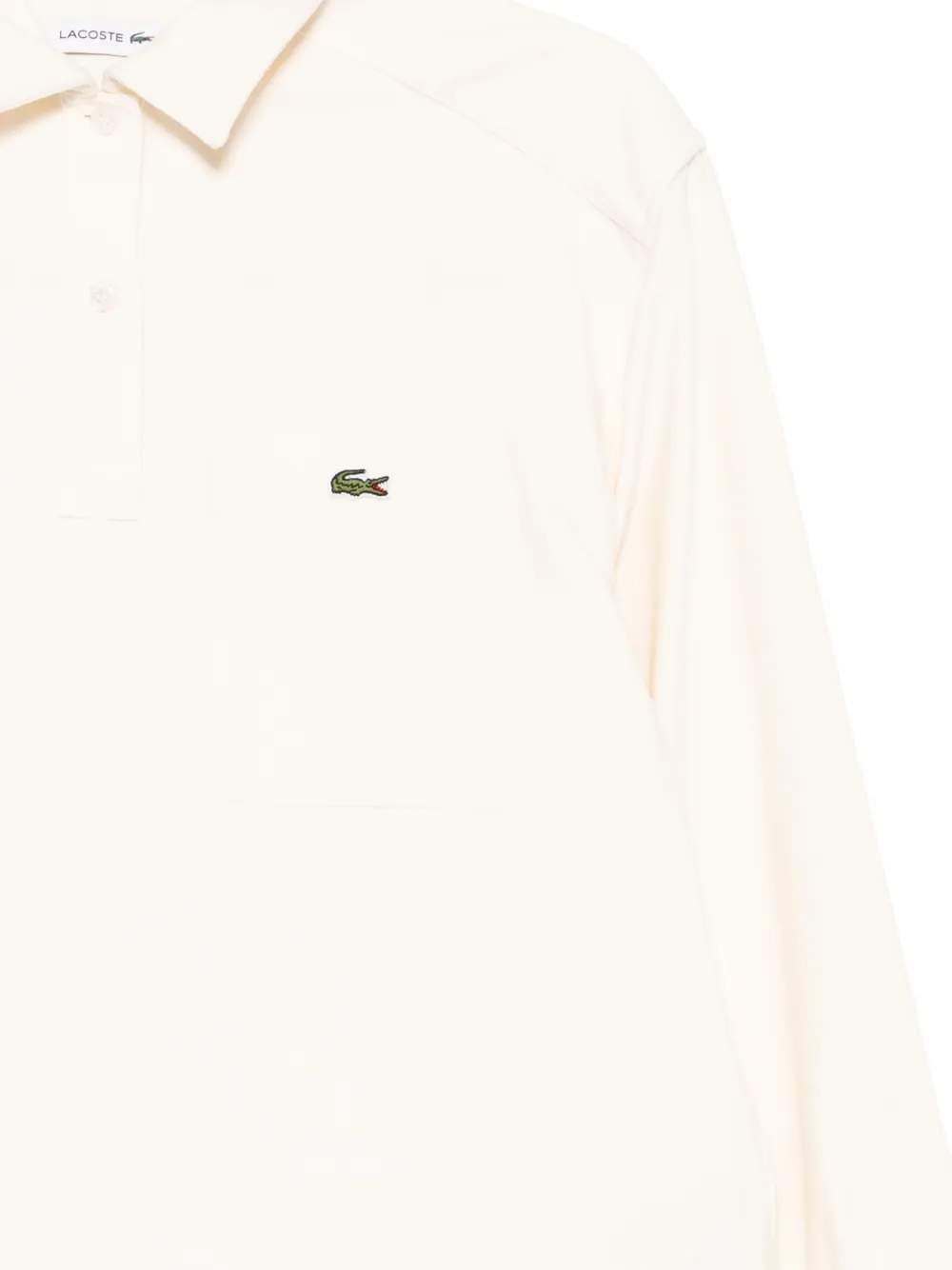Lacoste Logo Flannel Blouses In Neutral