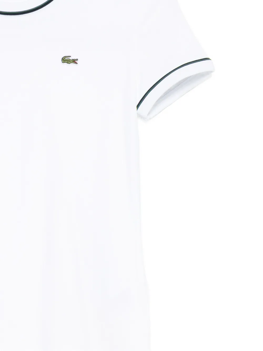 Lacoste logo-embroidered T-shirt Wit