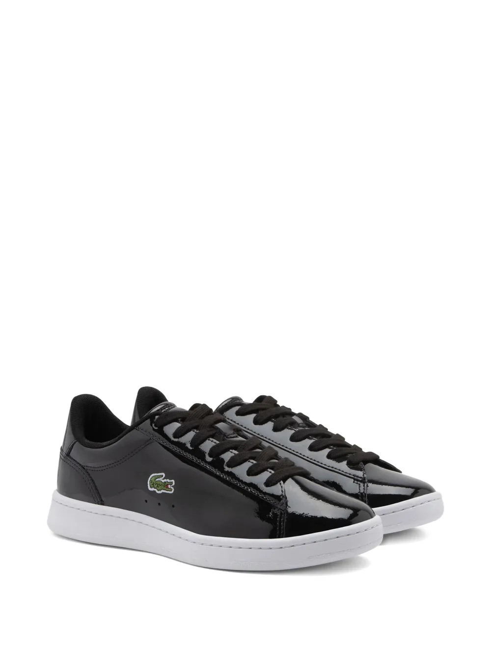 Lacoste Lakleren sneakers - Zwart