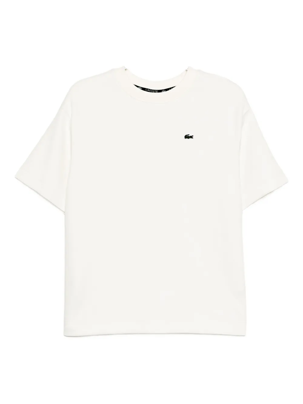 Lacoste Logo-embroidered T-shirt In White