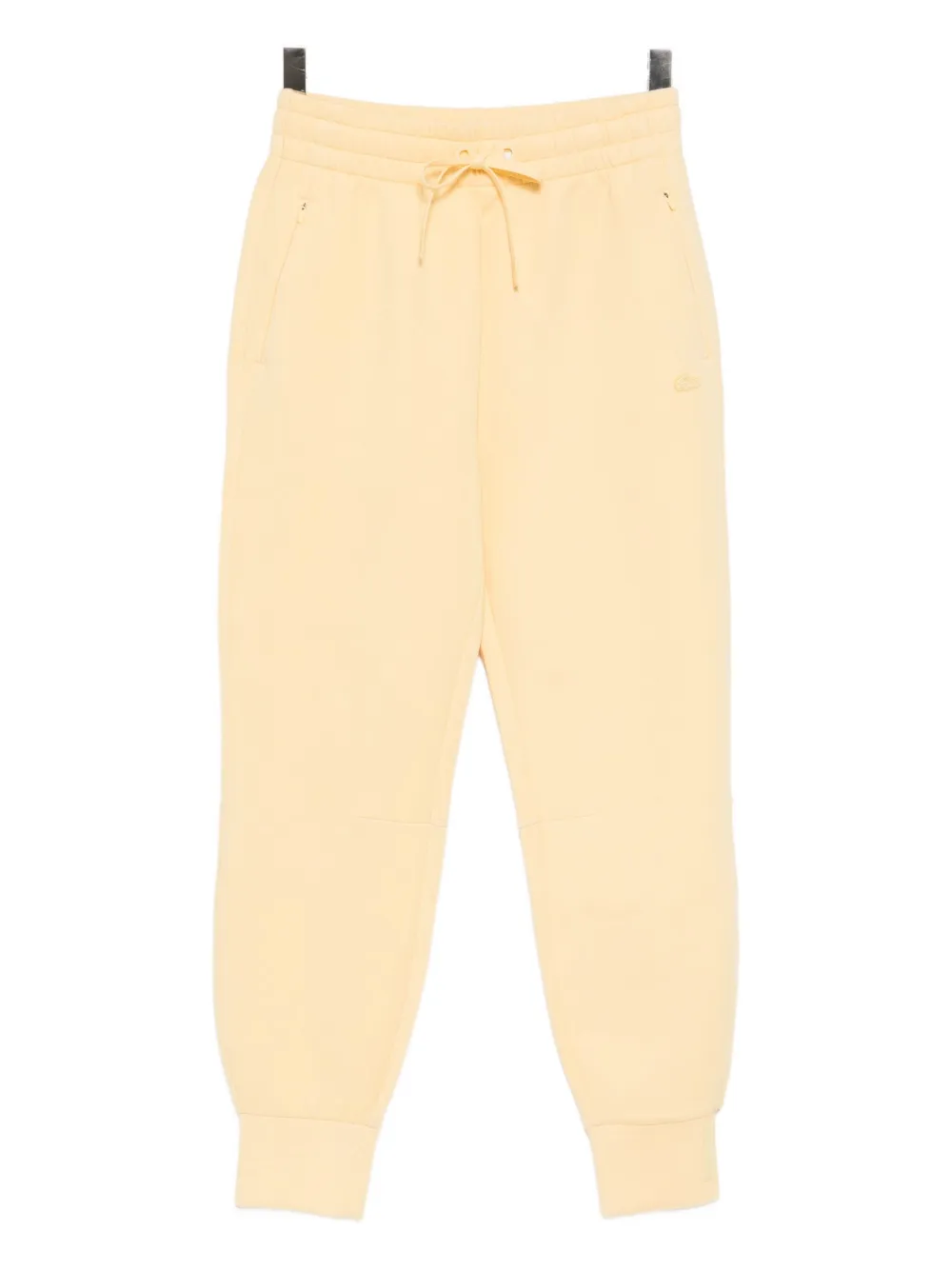 Lacoste Logo-plaque Track Pants In Yellow