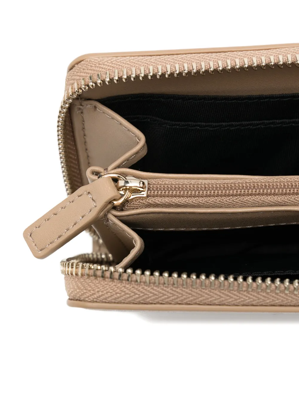 Lacoste Zip-around Wallet In Brown