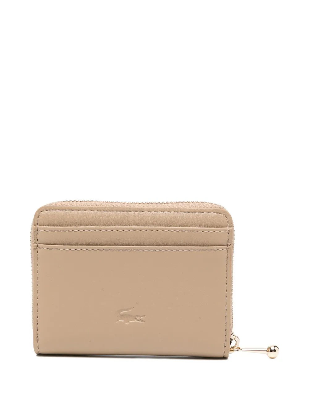 Lacoste zip-around wallet - Beige