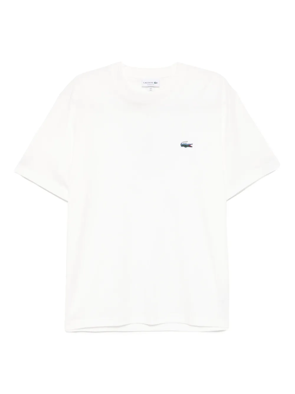 Lacoste logo-appliqué cotton T-shirt | White | Image 1