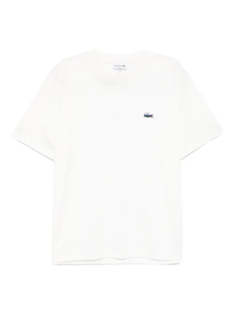 Lacoste playera con aplique del logo