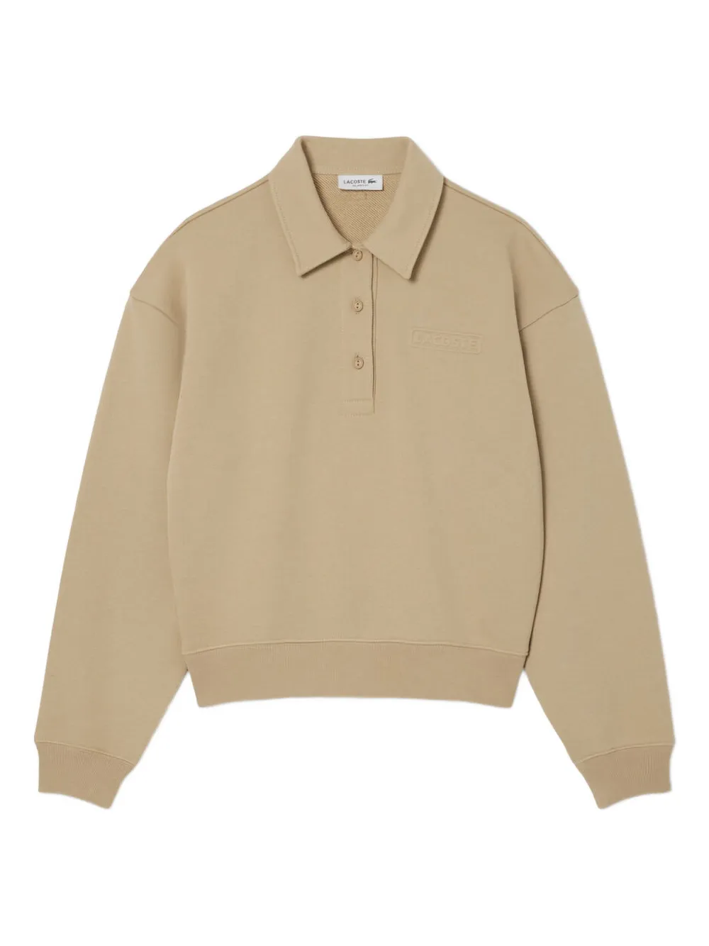 Lacoste logo-patch polo top | Neutrals | Image 1