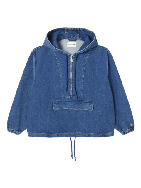 Lacoste hooded denim sweater