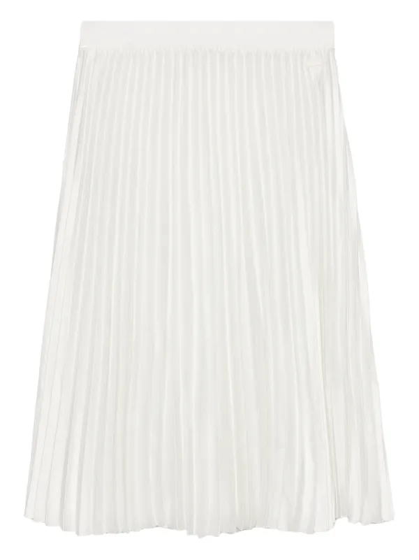 LACOSTE レディーススカート ホワイト 36 Lacoste ロゴ スカート