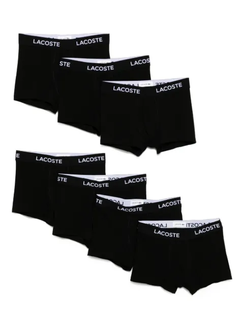 Lacoste logo-waistband boxer briefs (set of seven)