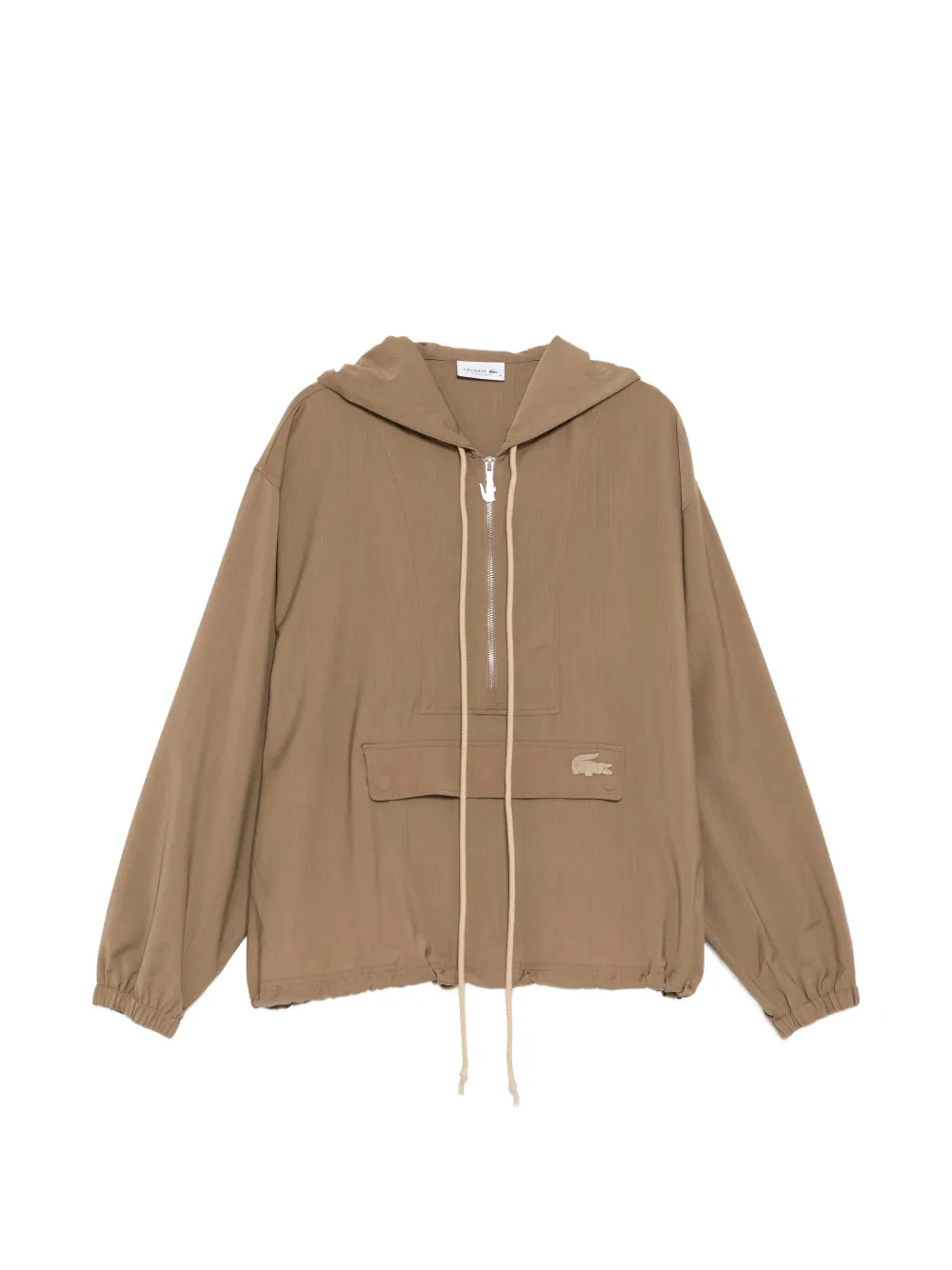 Lacoste Felpa con cappuccio e logo - Marrone