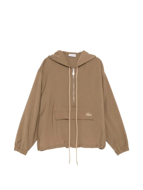 Lacoste logo-embroidered hoodie