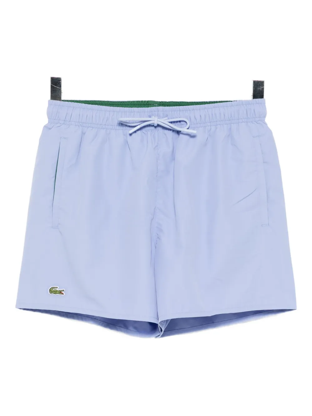 Lacoste Zwembroek met logo Blauw