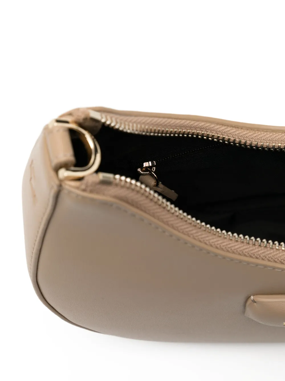 Lacoste Halvemaanvormige tas met logo-applicatie Bruin