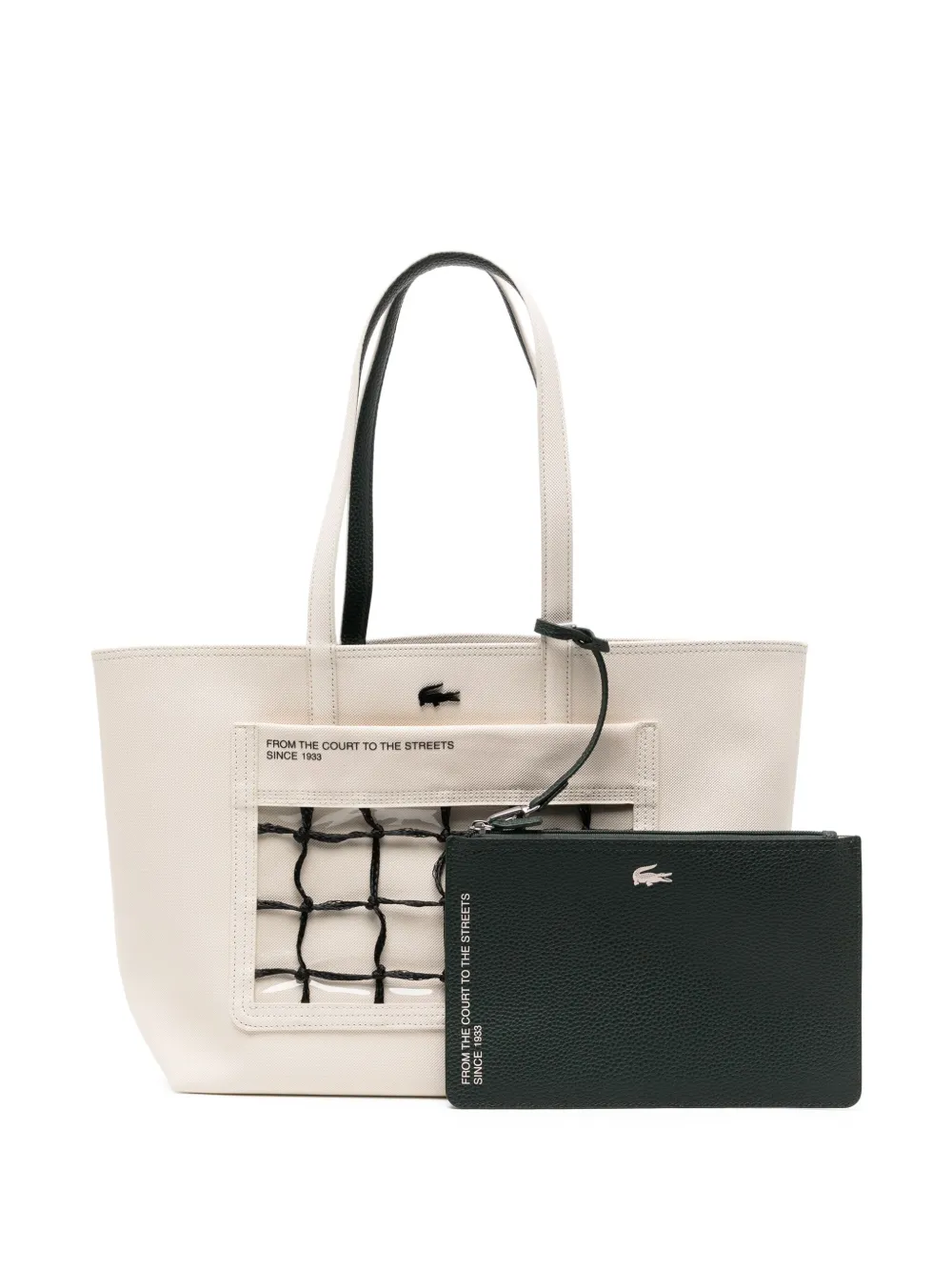 Lacoste Heuptas met logoplakkaat Wit