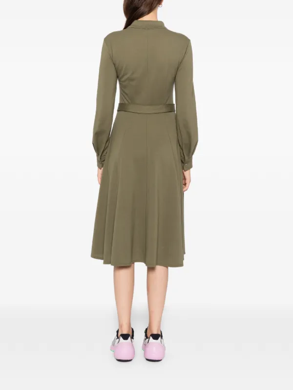green lacoste dress Lacoste short-sleeve Polo Mini Dress | Green