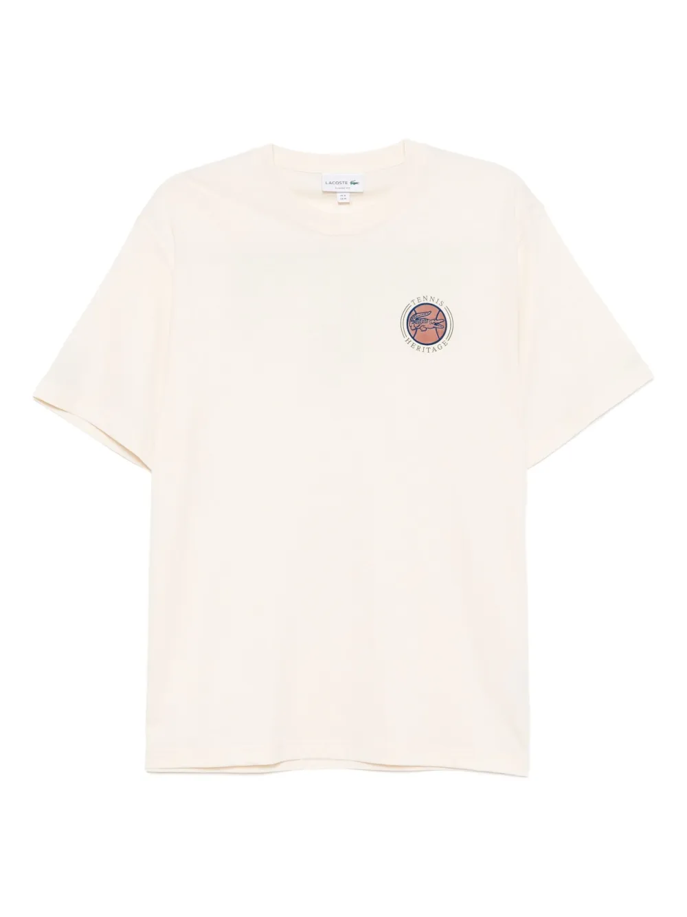 Lacoste プリント Tシャツ - ニュートラル Lacoste プリント Tシャツ - ニュートラル