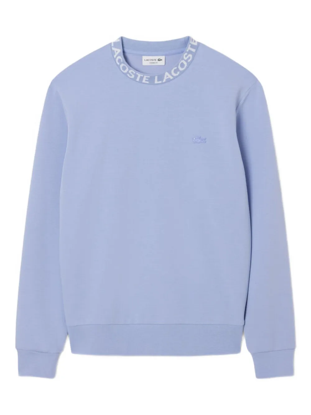 Lacoste logo-embroidered crew-neck sweatshirt | Blue | Image 1