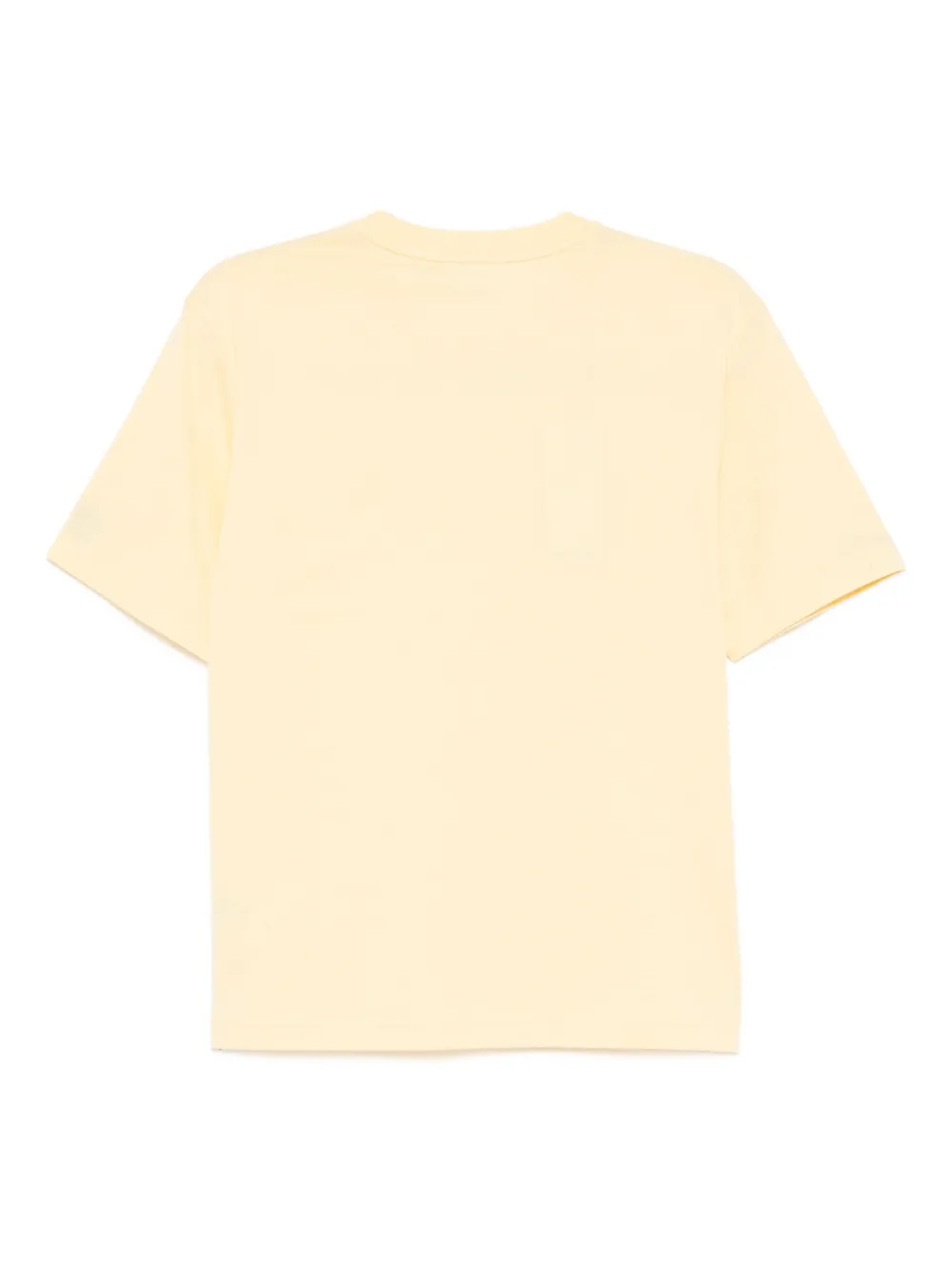 Lacoste Katoenen T-shirt met logopatch Geel
