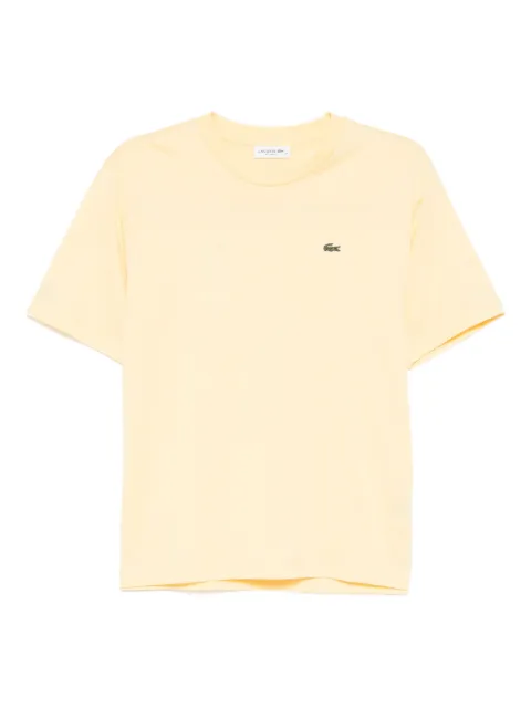 Lacoste logo-appliqué cotton T-shirt