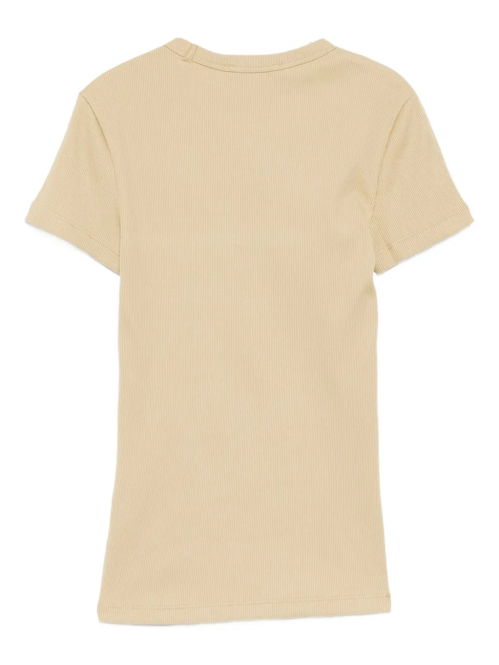 Lacoste T-shirt met geborduurd logo Beige