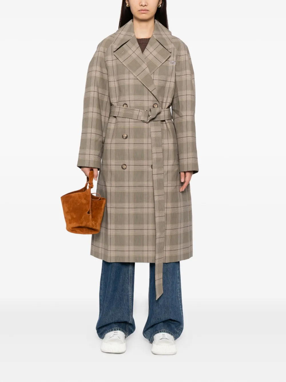 Lacoste plaid coat | Double Breasted & Peacoats | Image 2