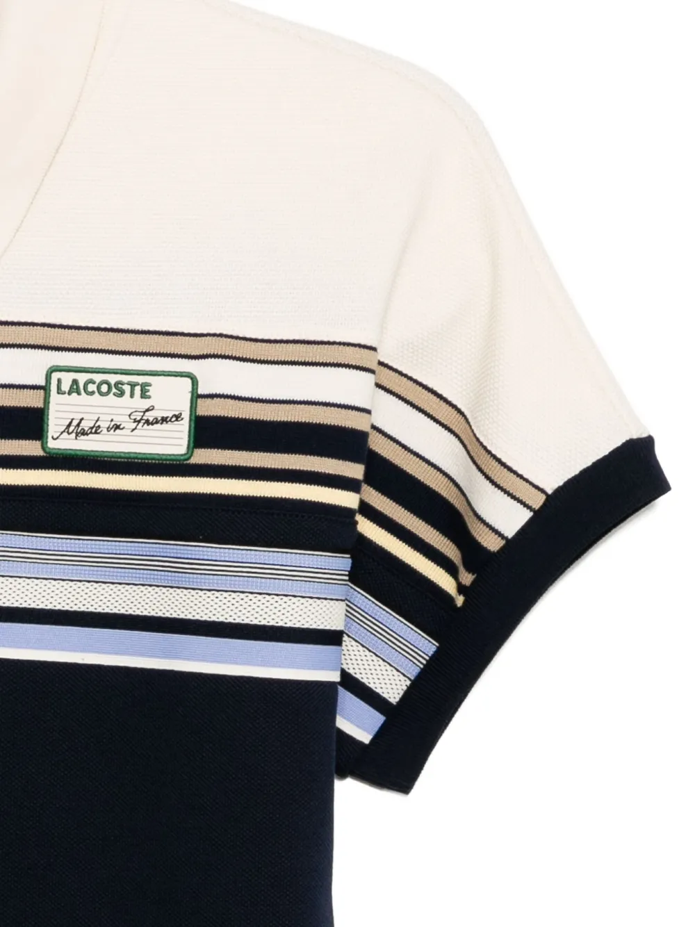 Lacoste Gestreept poloshirt Blauw