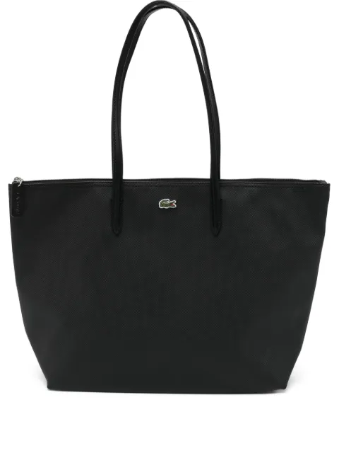 Lacoste logo-embroidered tote bag