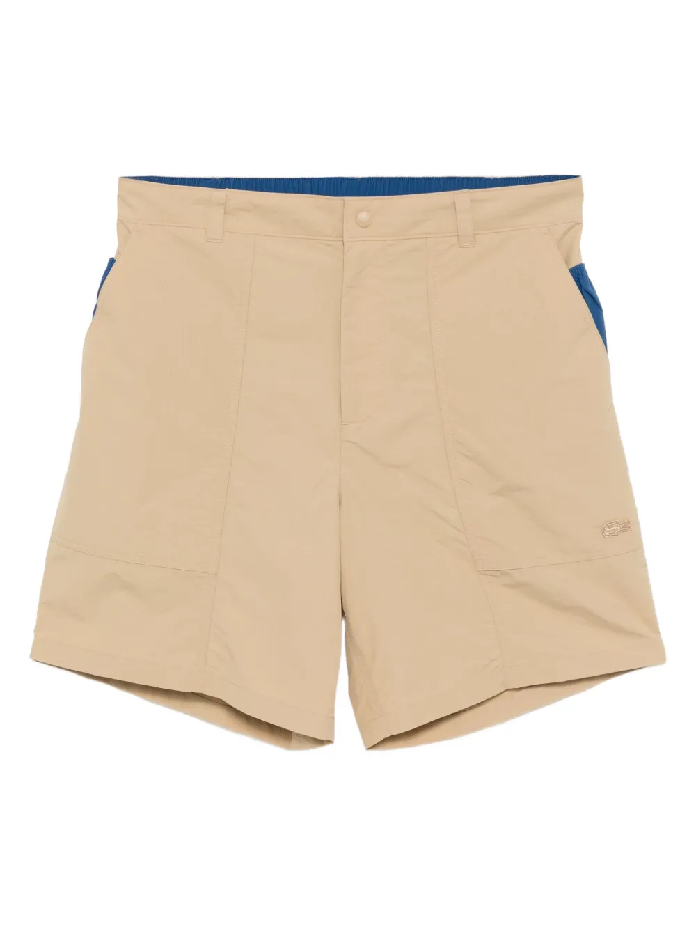 Lacoste logo-embroidered shorts | Brown | Image 1