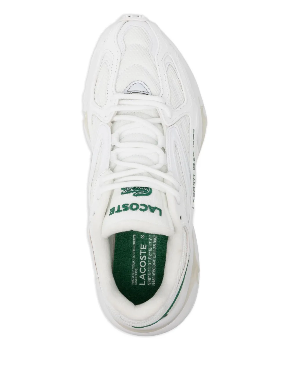 Lacoste Sneakers met logoprint Wit