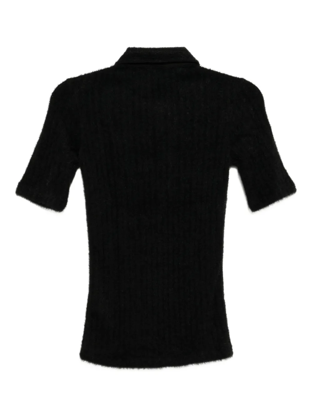 Lacoste Poloshirt met geborduurd logo - Zwart