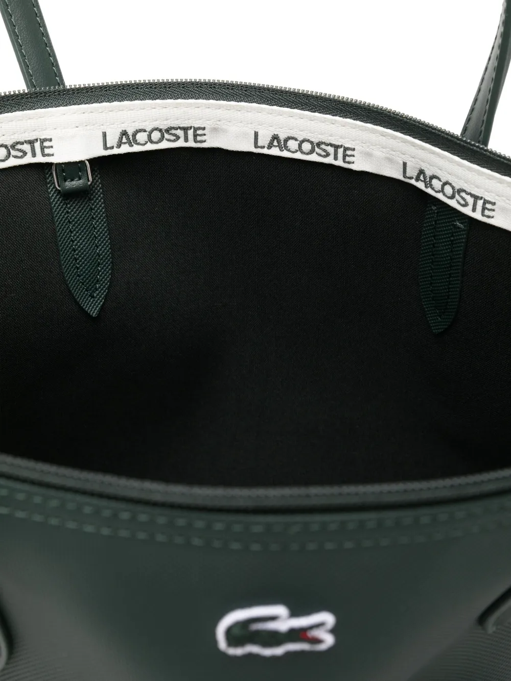 Lacoste Large L.12.12 Concept Tote Bag In Green