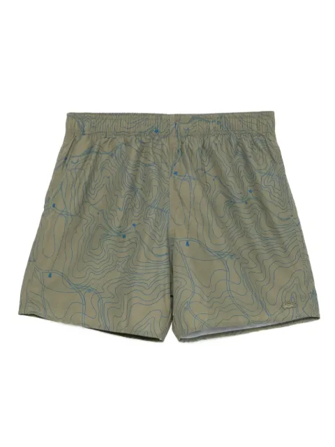 Lacoste logo-embroidered swim shorts