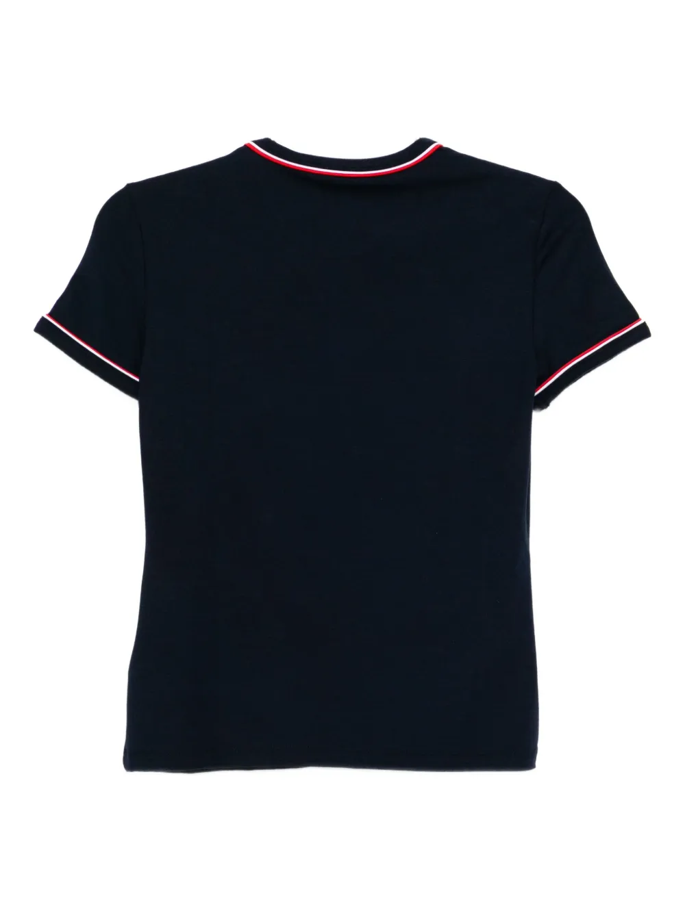 Lacoste Logo-embroidered T-shirt In Blue