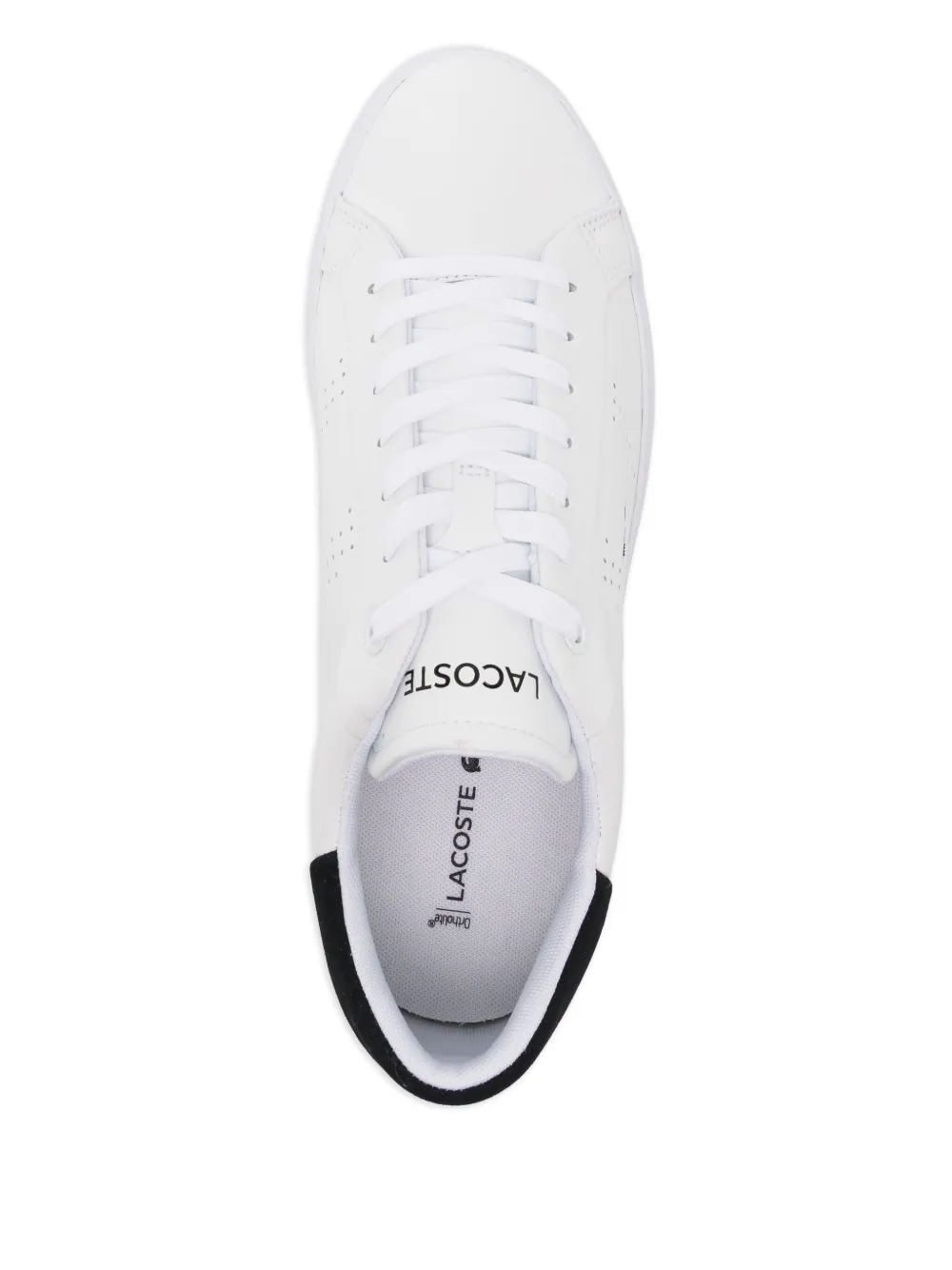 Lacoste Powercourt 2.0 leren sneakers Wit