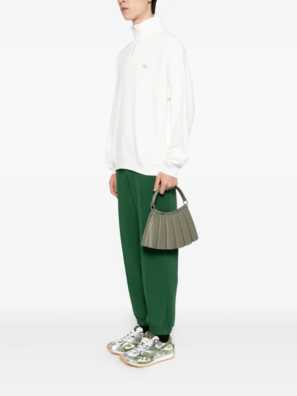 Lacoste Kleine Lenglen tas Groen