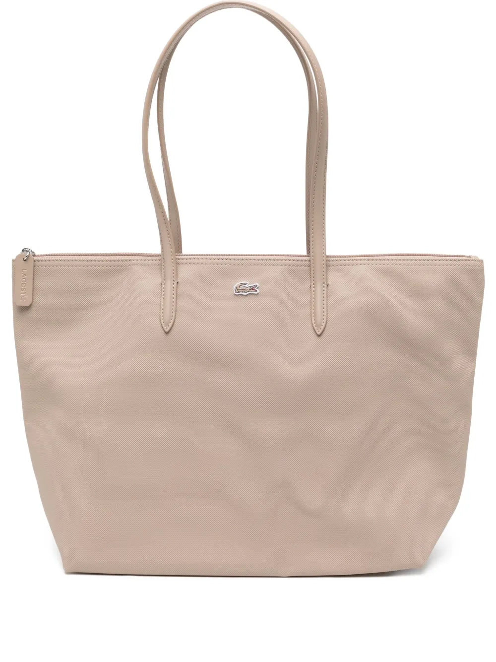 Lacoste logo-embroidered tote bag | Neutrals | Image 1