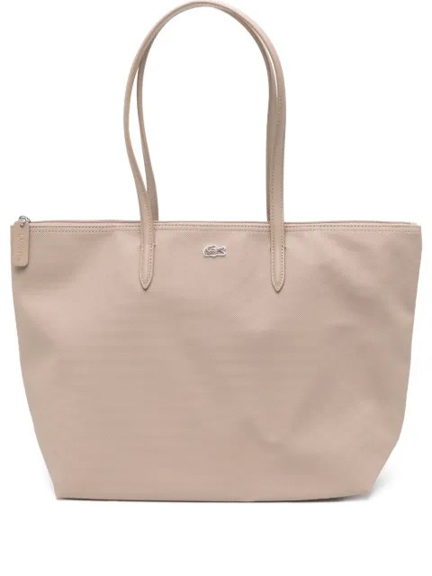 Lacoste logo-embroidered tote bag