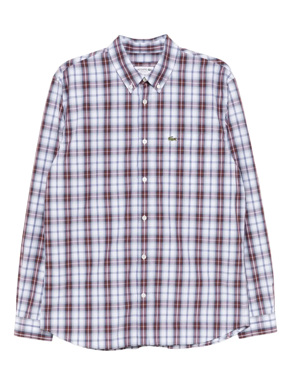 Lacoste チェックシャツ - ブルー Lacoste チェックシャツ - ブルー