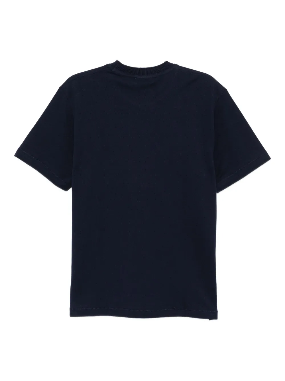 Lacoste logo-embroidered T-shirt - Blauw