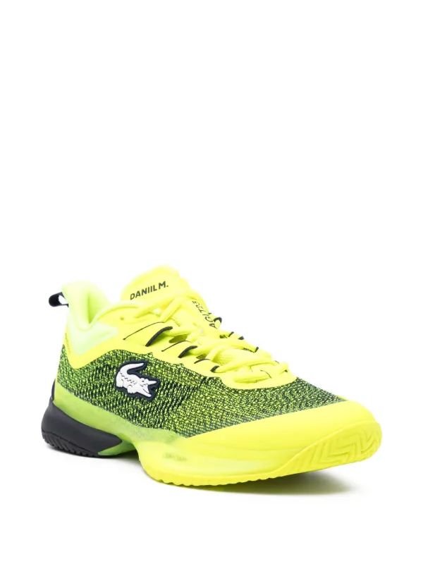 シューズ LACOSTE ブラック イエロー 2121 Lacoste x Daniiil Medvedev AG-LT23 Ultra Sneakers | Yellow