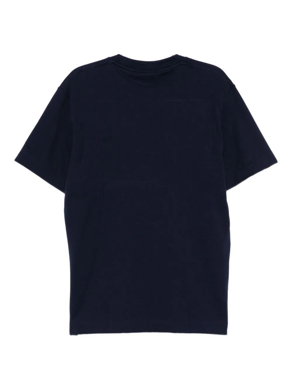 Lacoste Block Stripe T Shirt Navy In Blue