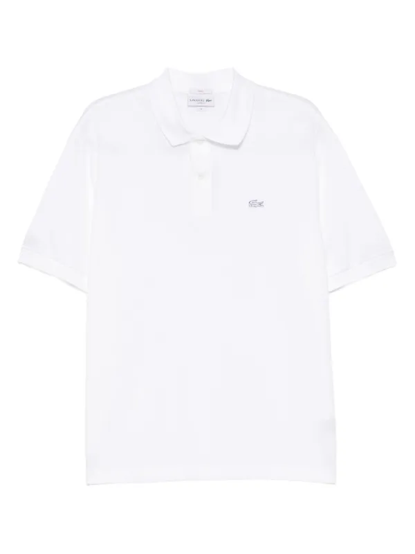 Lacoste logo-embroidered Polo Shirt White FARFETCH